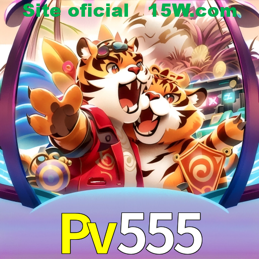 Imagem promocional da Pv555 mostrando a plataforma e suas vantagens